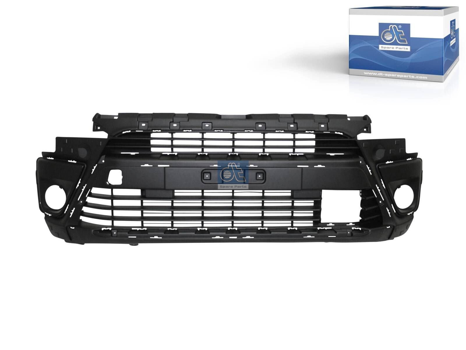 DT Spare Parts 14.16132 Bumper, front, black