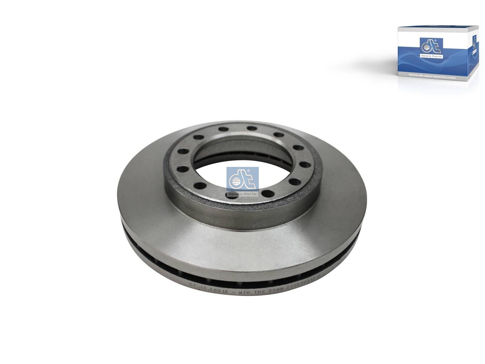 DT Spare Parts 15.00010 Brake disc