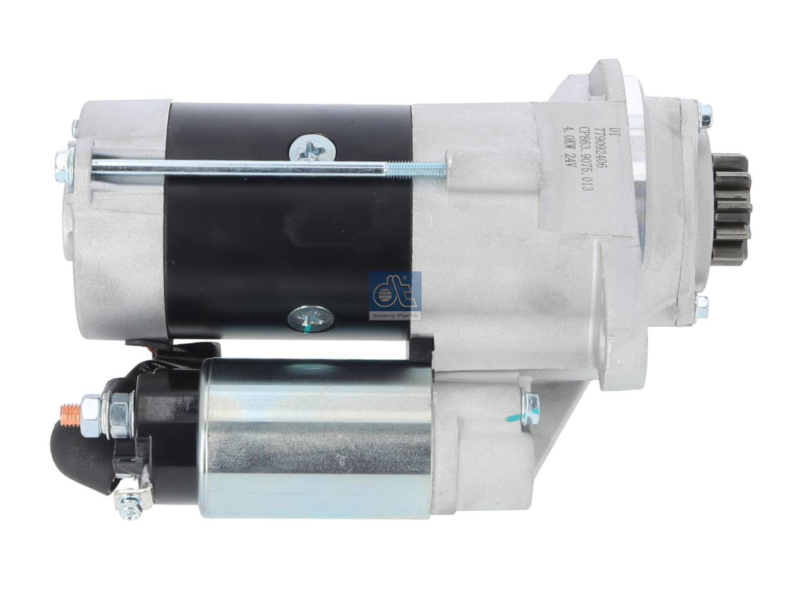 DT Spare Parts 15.00013 Starter, without housing, 24 V, 4 kW