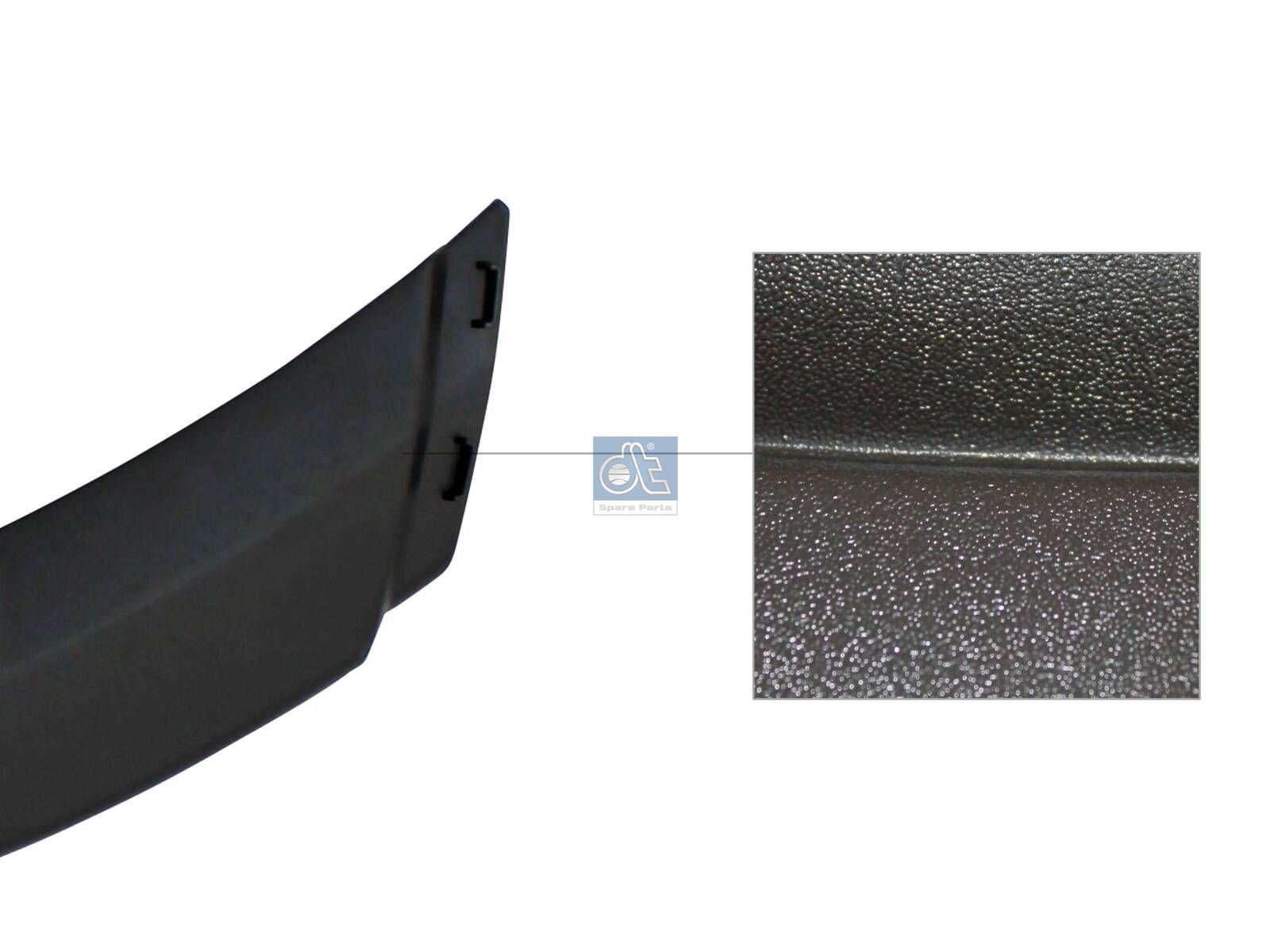 DT Spare Parts 1.00034 Fender cover, lateral, front, right
