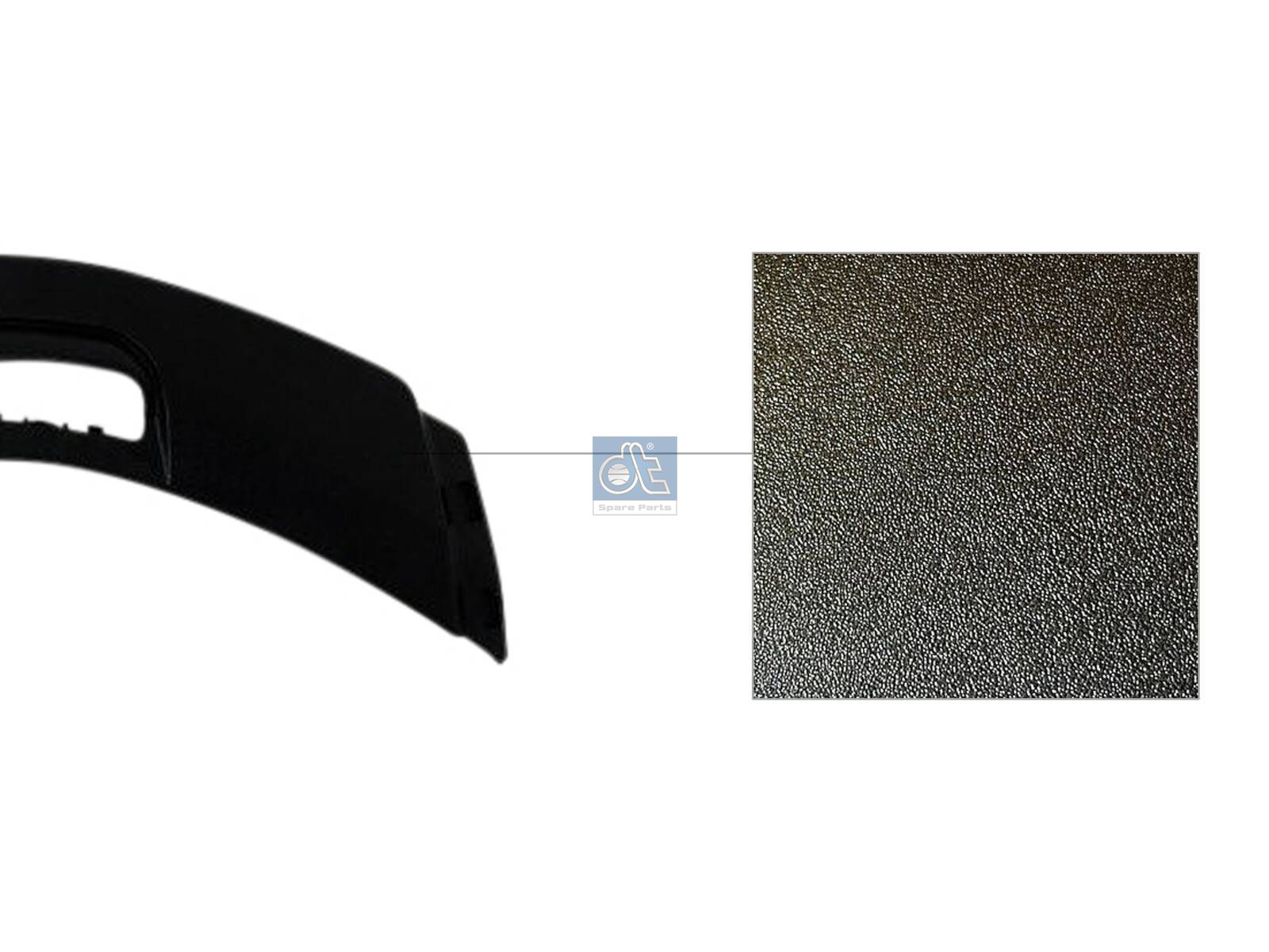 DT Spare Parts 1.00035 Fender cover, lateral, front, left