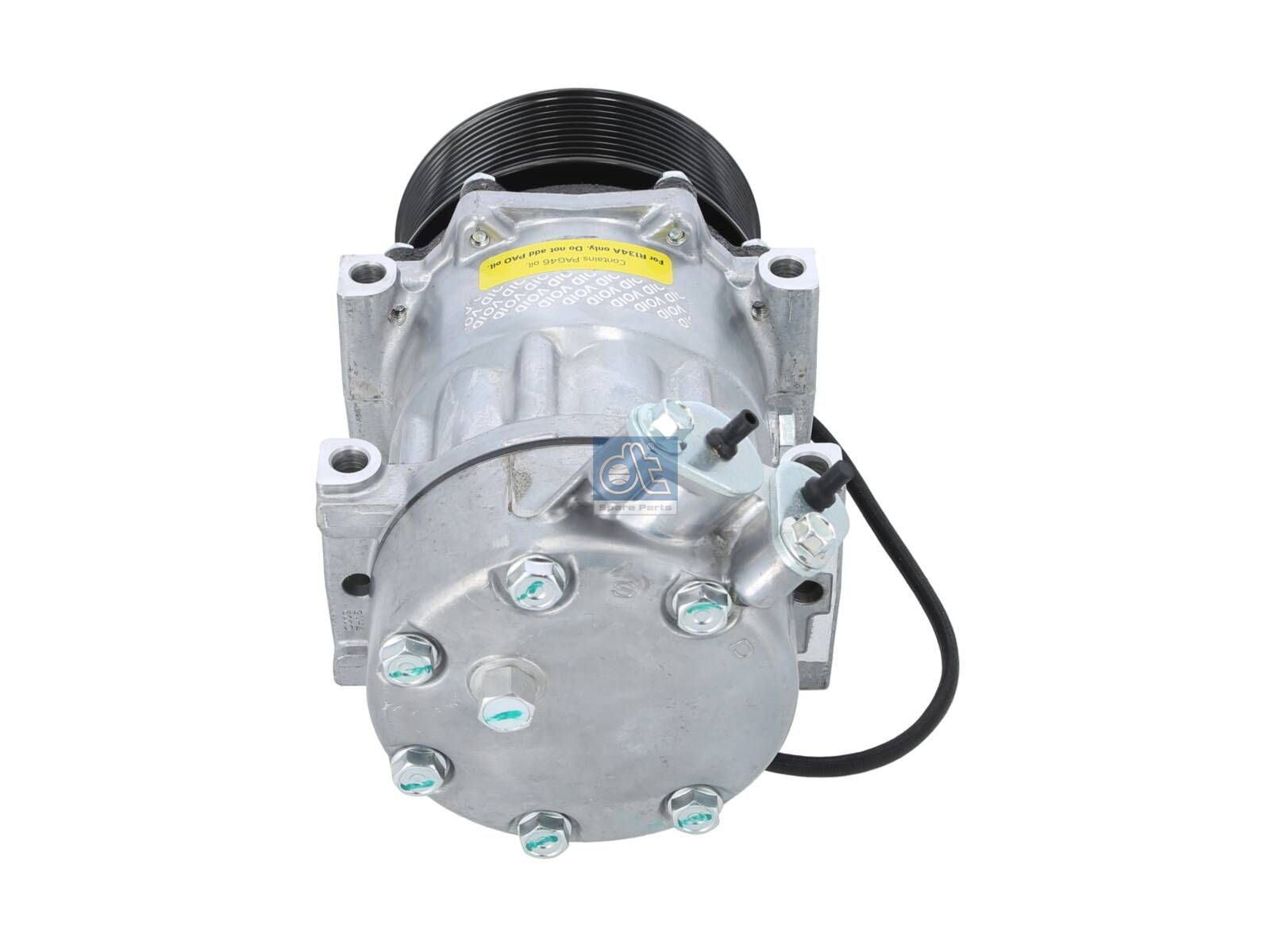 DT Spare Parts 1.00208 Compressor, air conditioning, 24 V, 10 PK, DP: 119 mm, 10 grooves