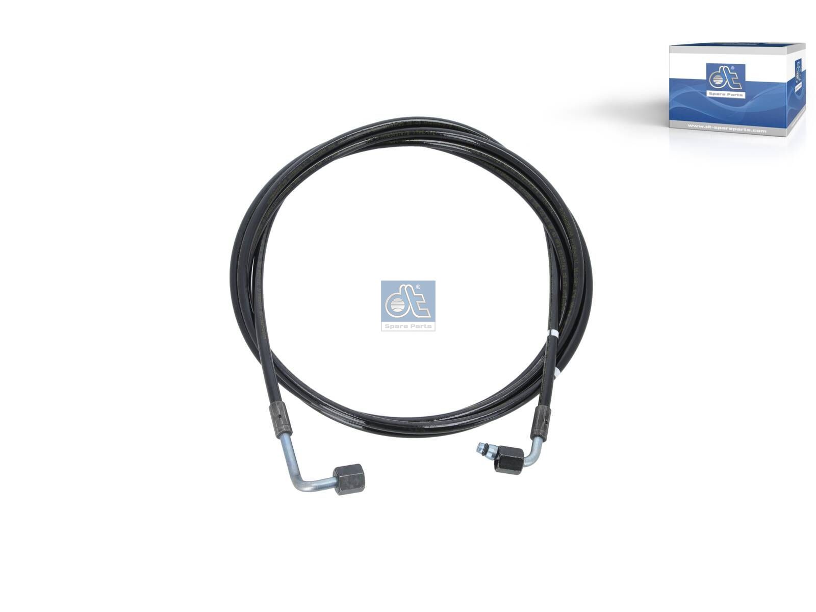 DT Spare Parts 1.00312 Hose line, cabin tilt, M12 x 1,5, L: 3575 mm, 362 bar
