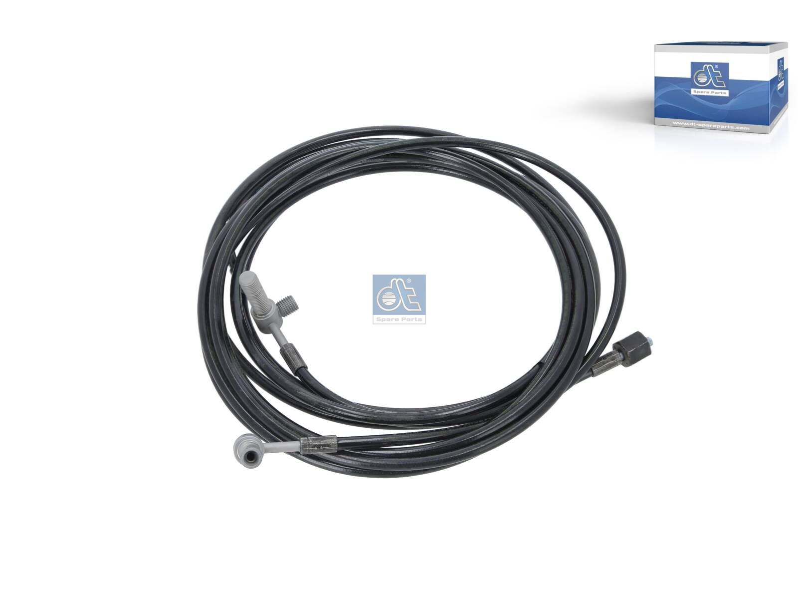 DT Spare Parts 1.00324 Hose line, cabin tilt, M12 x 1,5, L1: 1925 mm, L2: 4540 mm, L3: 6465 mm, 362 bar