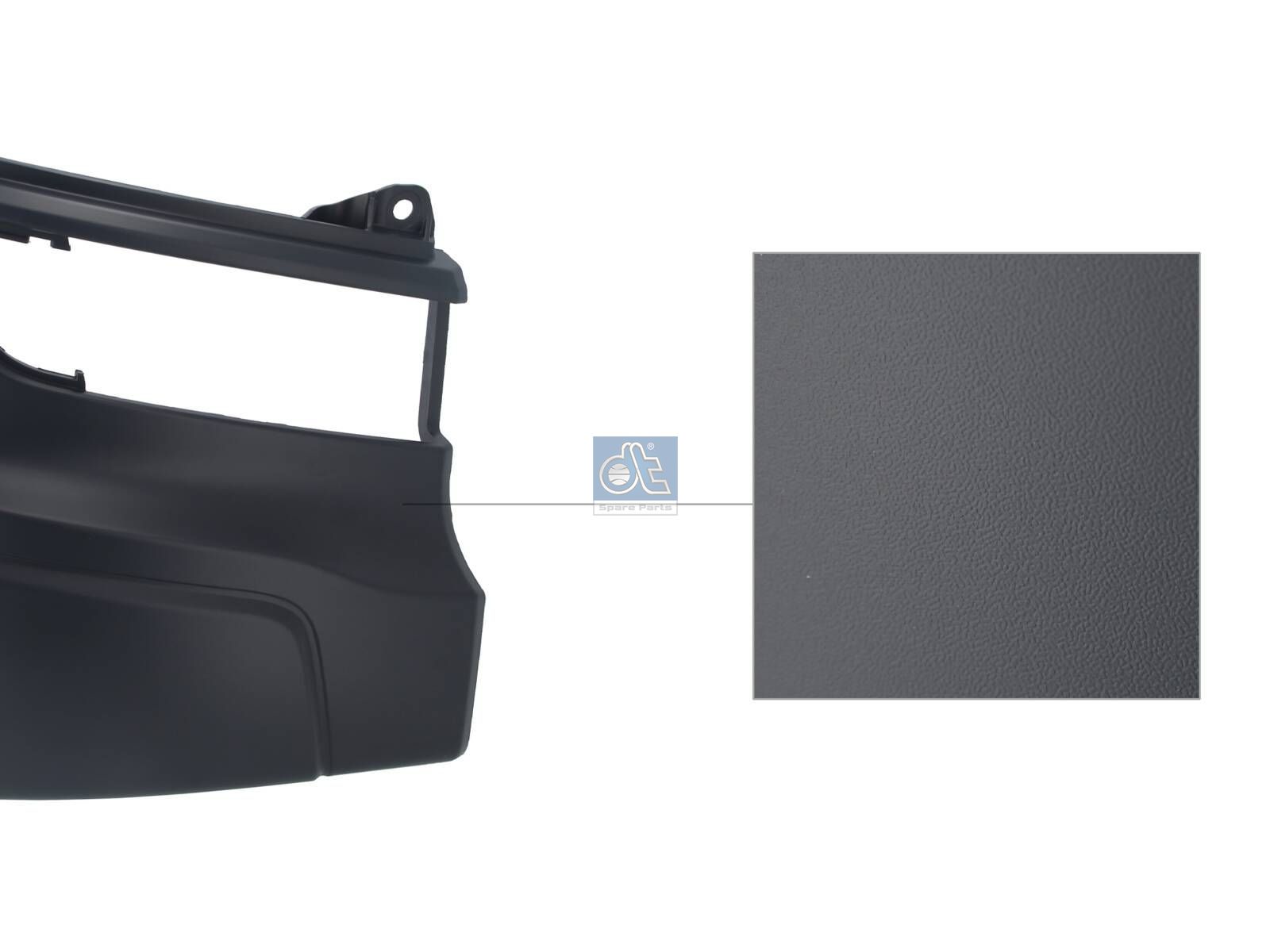 DT Spare Parts 1.00332 Bumper corner, right