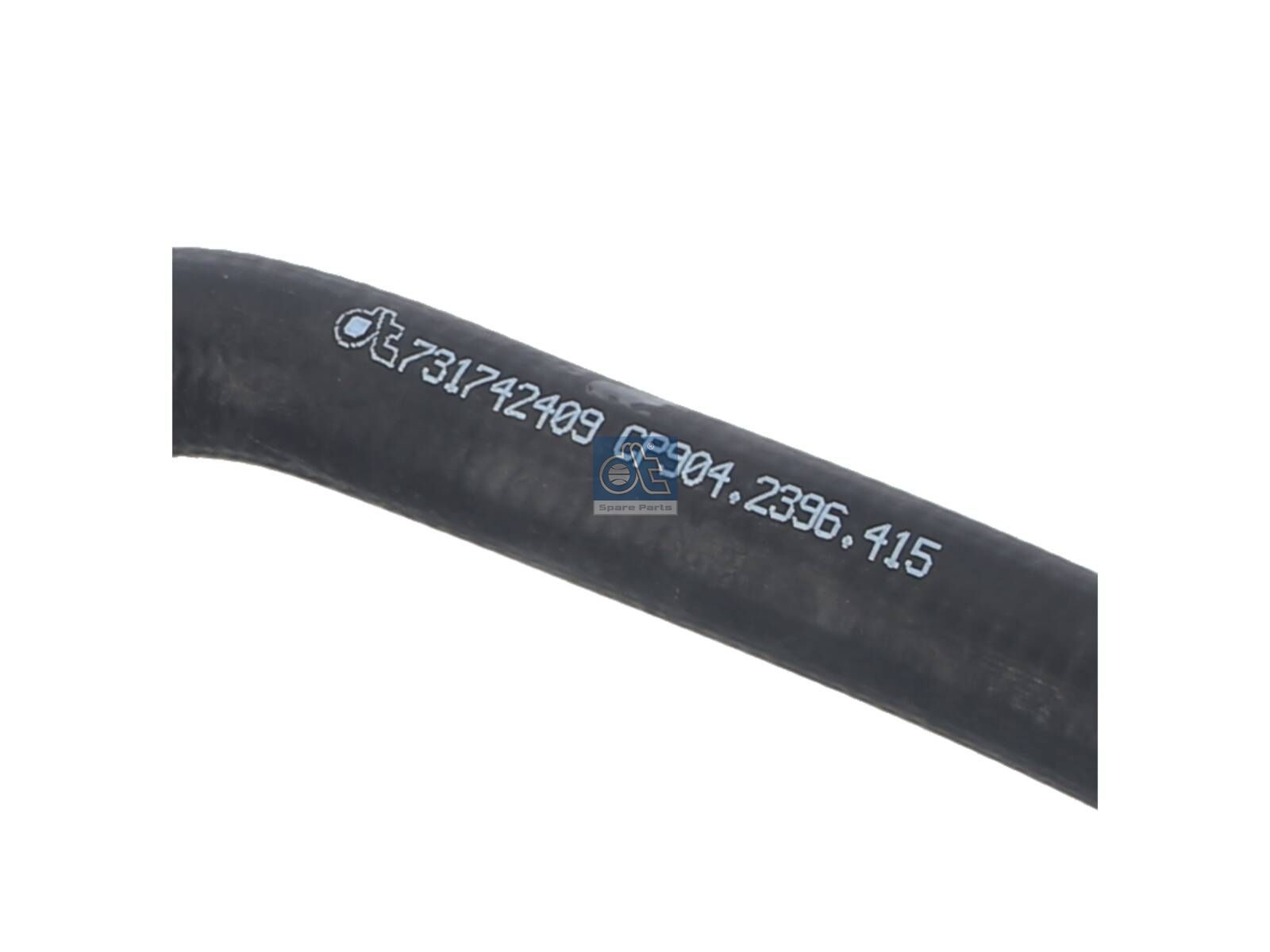 DT Spare Parts 1.00415SP Radiator hose, without spring band clamp