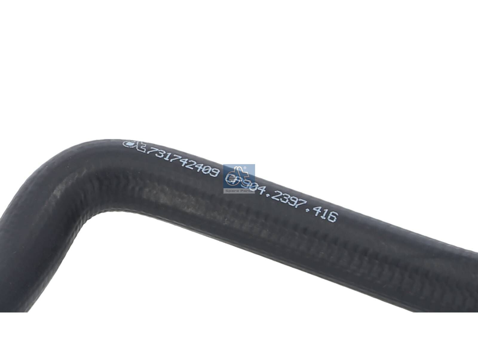 DT Spare Parts 1.00416SP Radiator hose, without spring band clamp