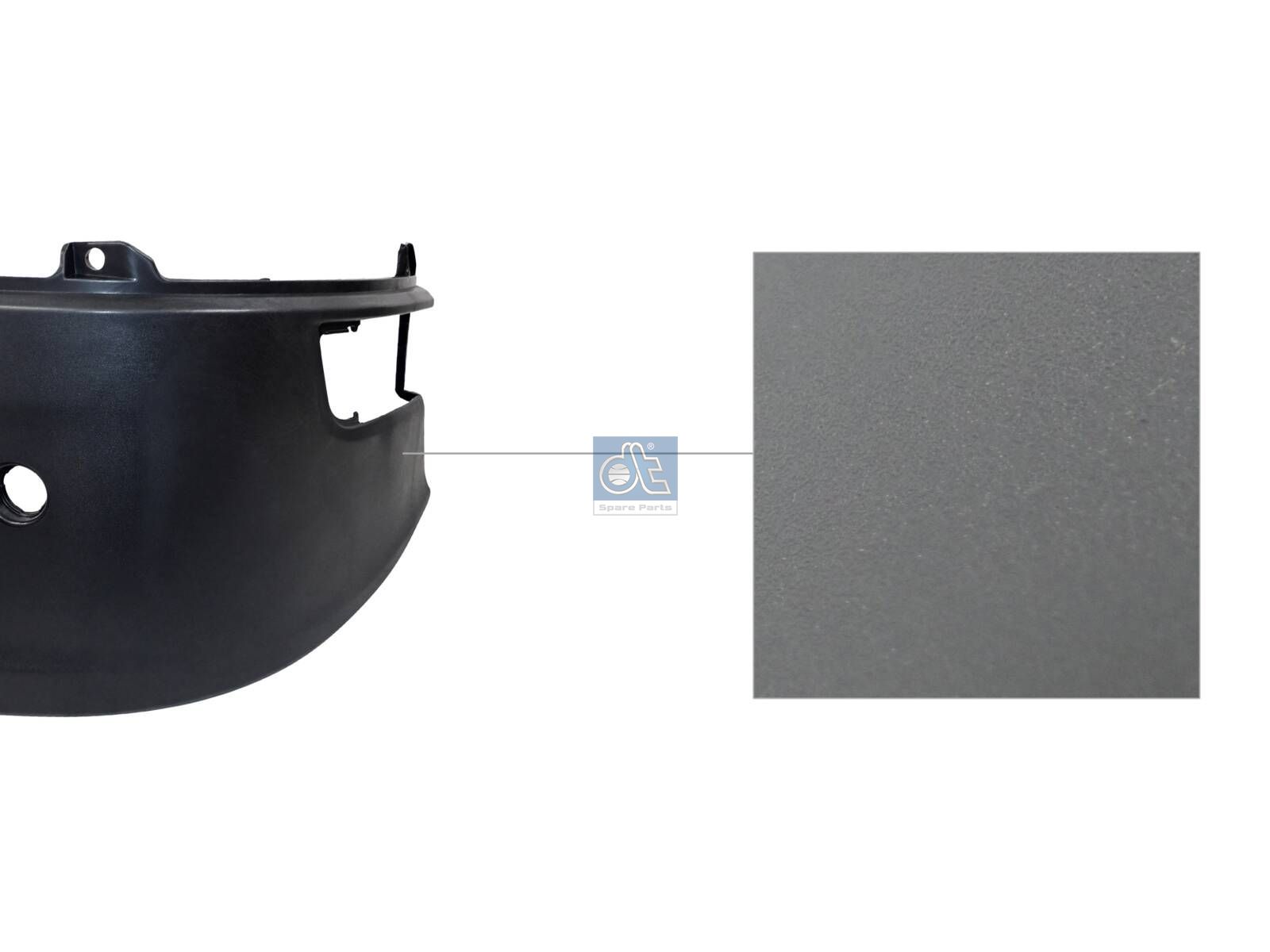 DT Spare Parts 1.00427 Bumper, right
