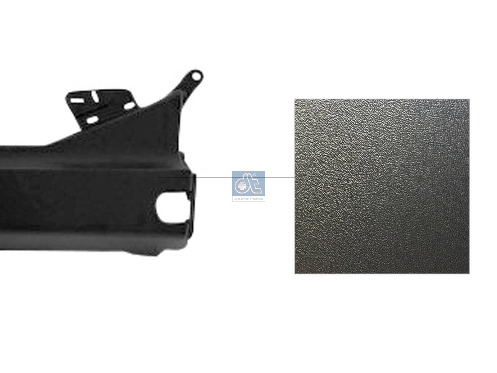 DT Spare Parts 1.00441 Bumper, center, H: 370 mm