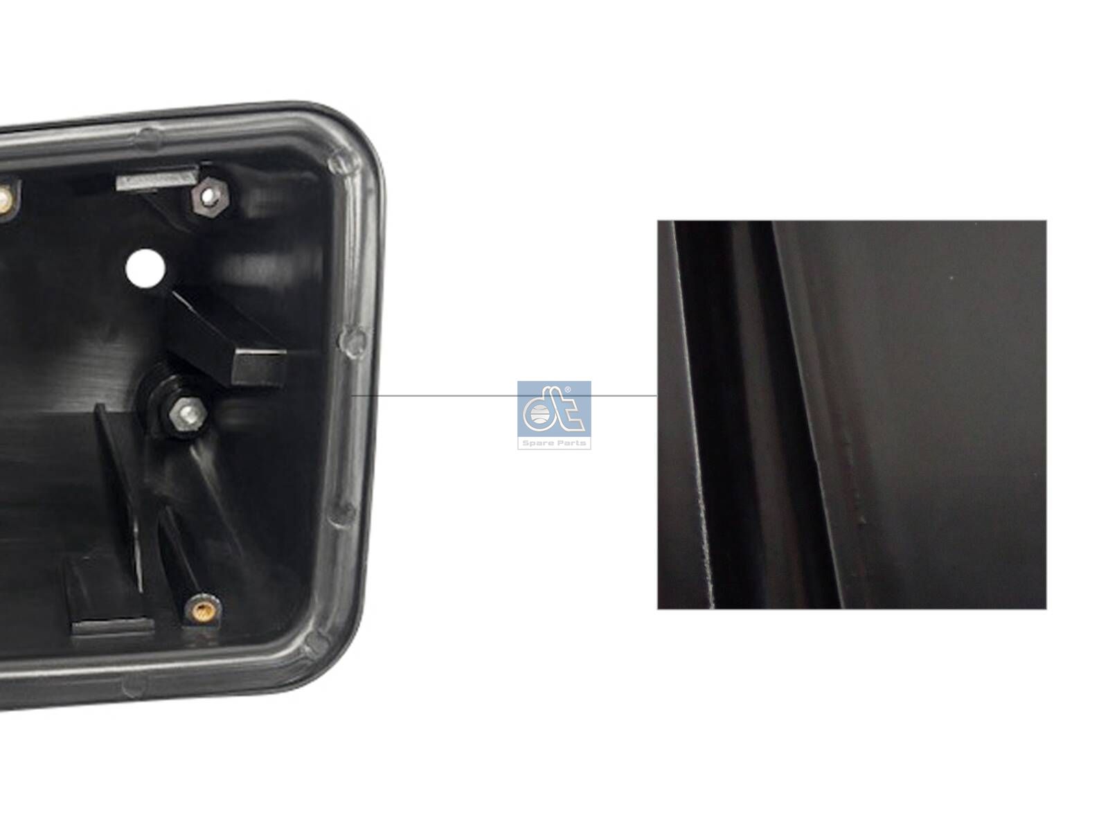 DT Spare Parts 1.00550 Lamp housing, auxiliary lamp, left