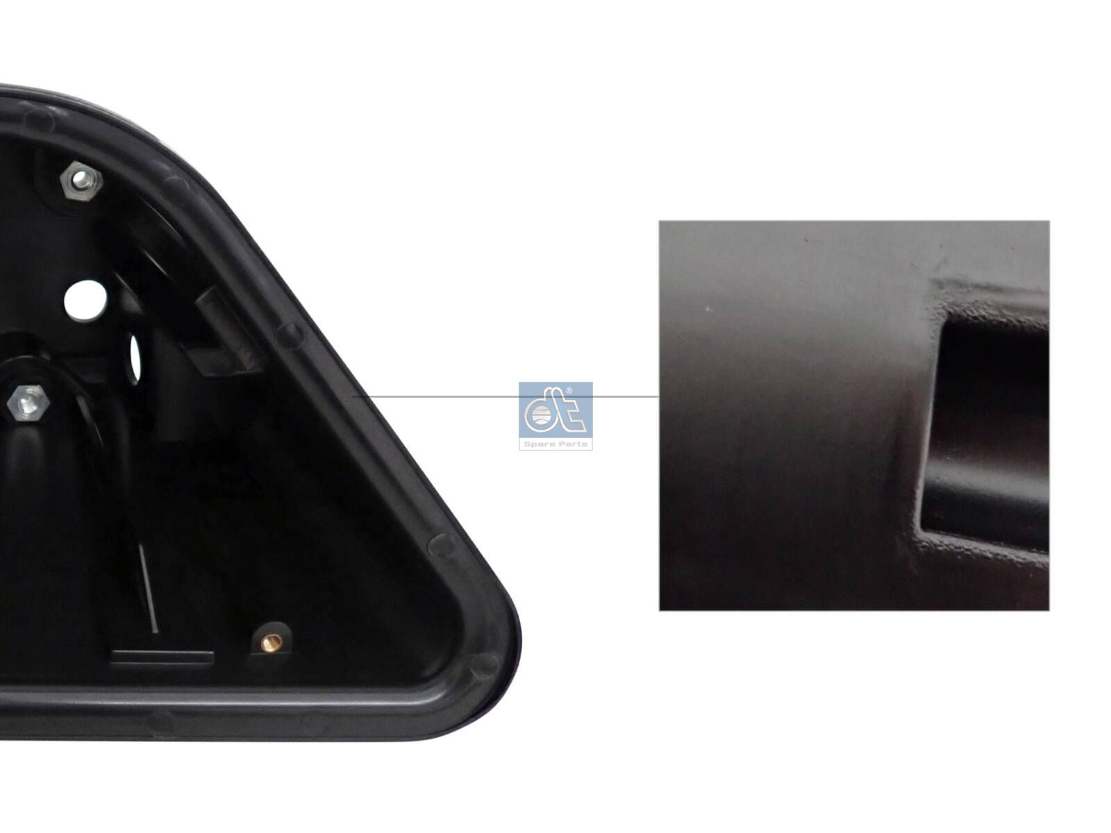 DT Spare Parts 1.00553 Lamp housing, auxiliary lamp, right