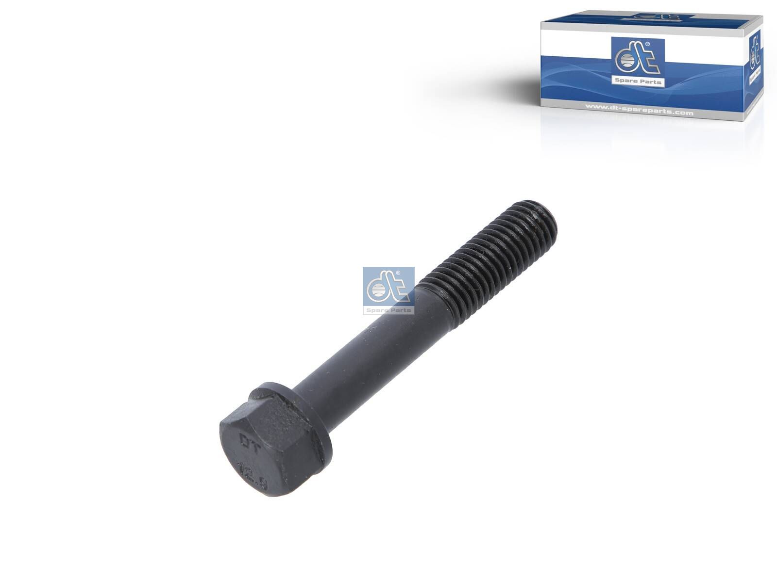 DT Spare Parts 1.10083 Connecting rod screw, M12 x 1,75, LTh: 33 mm, Lu: 72 mm, SW: 17, 12.9