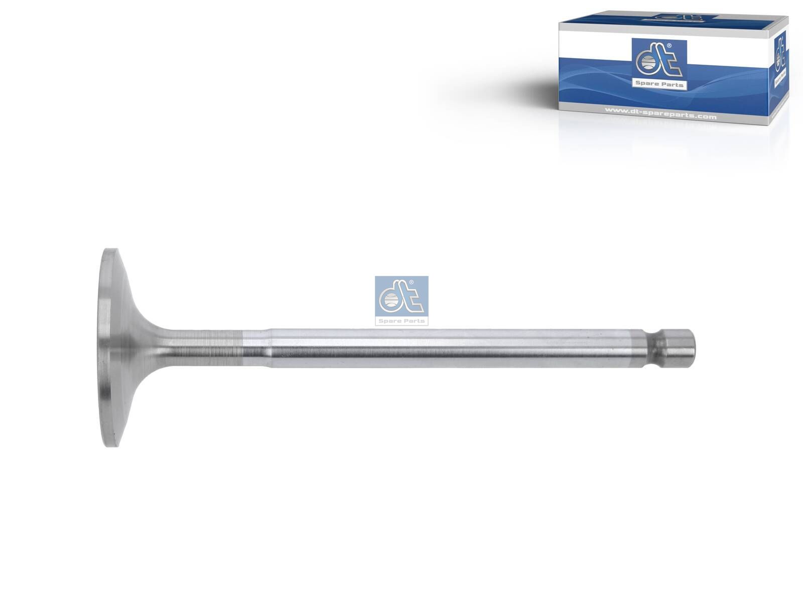 DT Spare Parts 1.10095 Intake valve, D1: 11 mm, D2: 54 mm, L: 162.3 mm, α: 20 °