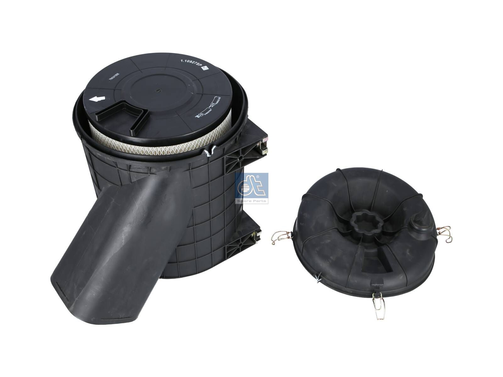 DT Spare Parts 1.10910 Air filter housing, complete, with filter