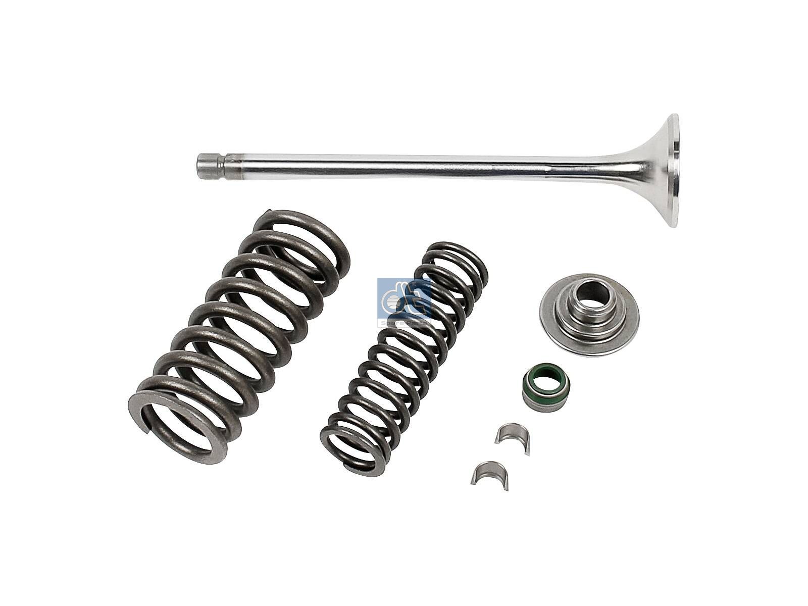 DT Spare Parts 1.10947 Exhaust valve, complete, D1: 10 mm, D2: 41 mm, L: 171.5 mm, α: 45 °