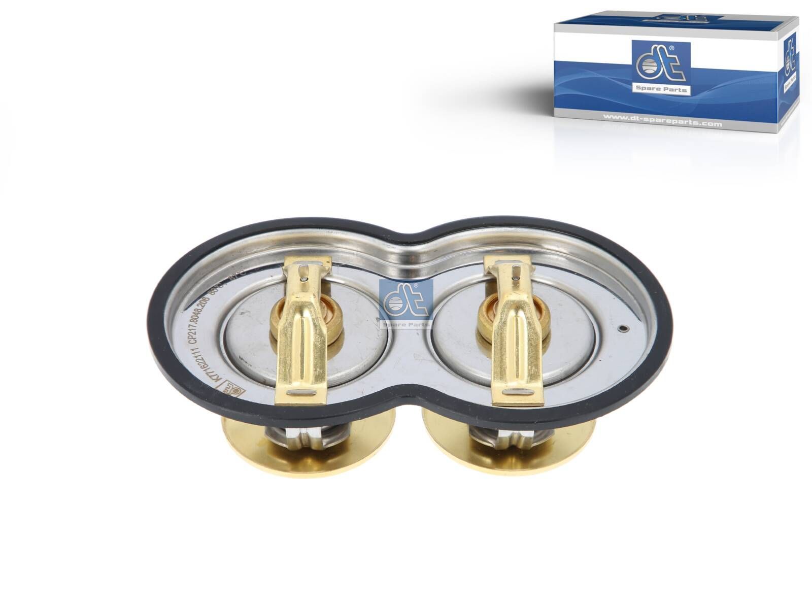 DT Spare Parts 1.11206 Thermostat, with gasket, 87 °C, 80 °C