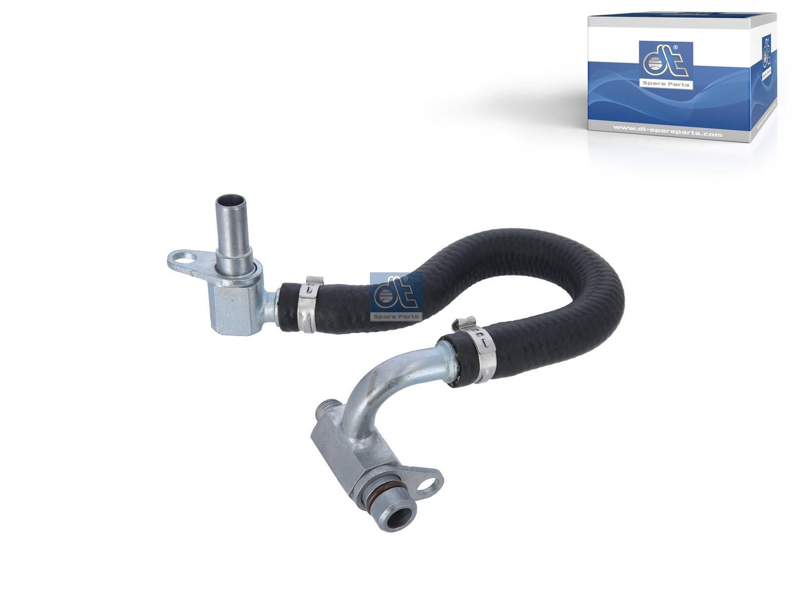 DT Spare Parts 1.11542 Coolant pipe, turbocharger, d: 10 mm, M12 x 1,5, SW: 22