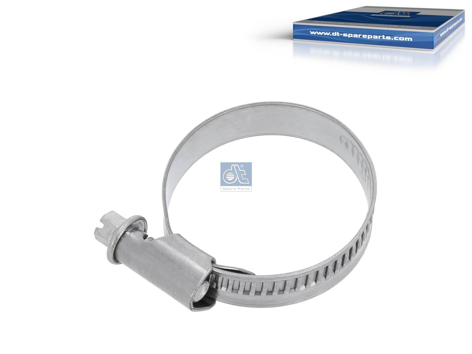 DT Spare Parts 1.11900 Hose clamp, Dmin: 30 mm, Dmax: 45 mm, W: 12 mm