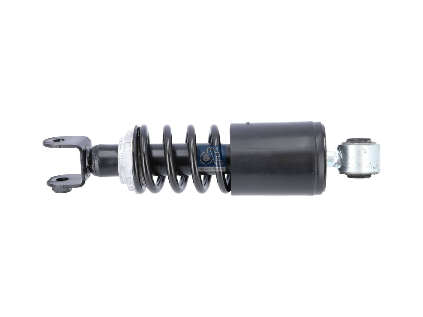 DT Spare Parts 1.14316 Cabin shock absorber, D1: 87.5 mm, D2: 40 mm, b1: 15 mm, b2: 14 mm, M14, Lmin: 277 mm, Lmax: 379 mm