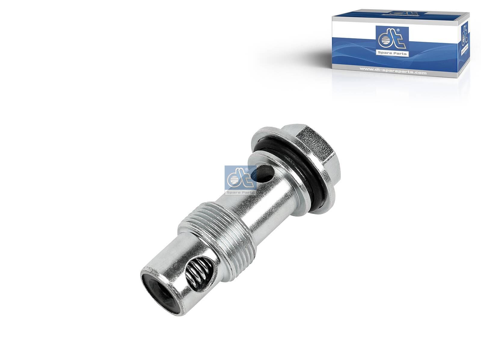DT Spare Parts 1.14519 Pressure limiting valve, M23 x 1,5, SW: 21, L: 66 mm, 6 bar