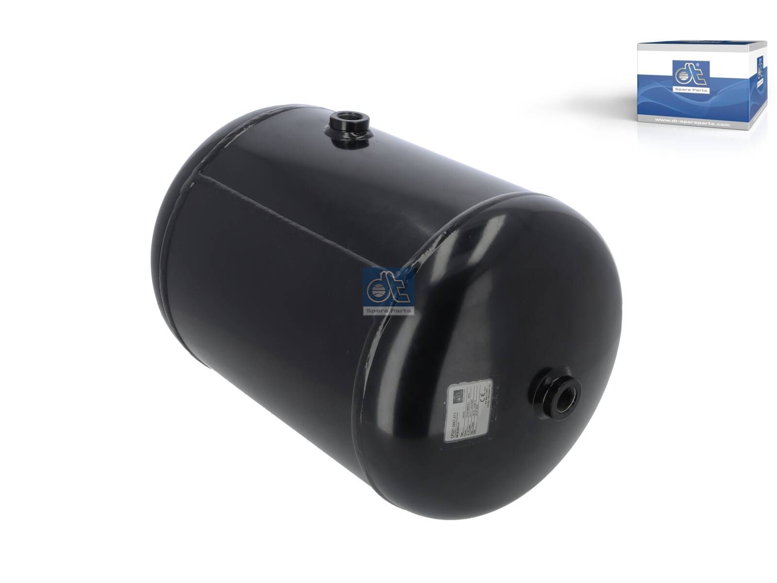 DT Spare Parts 1.18411 Air tank, 20 l, D: 276 mm, M22 x 1,5, L: 420 mm, 14.5 bar
