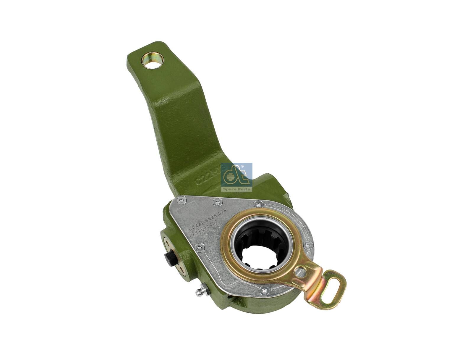 DT Spare Parts 1.18618 Slack adjuster, automatic, left, SAE 1 1/2'' 10, b: 16 mm, Lb: 165 mm, Or: 75 mm, 10 teeth