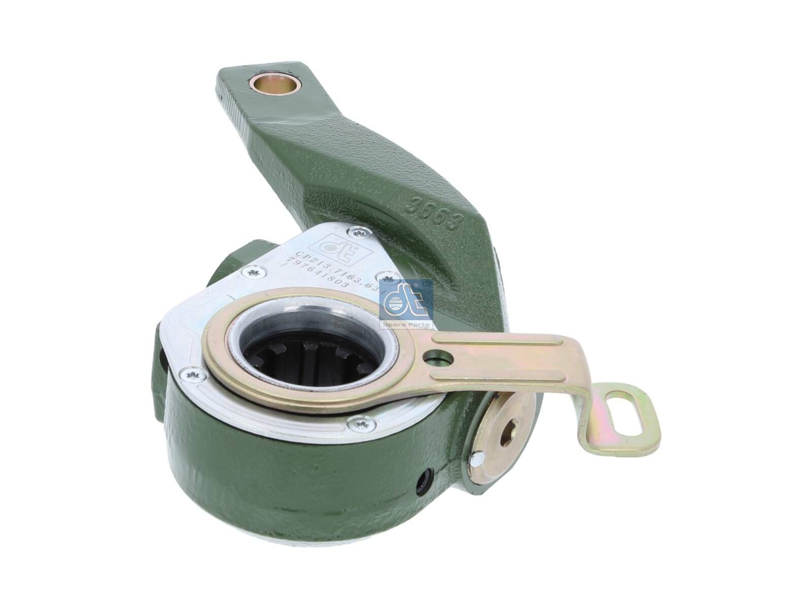 DT Spare Parts 1.18634 Slack adjuster, automatic, right, SAE 1 1/2'' 10, b: 16 mm, Lb: 165 mm, Ol: 25 mm, 10 teeth