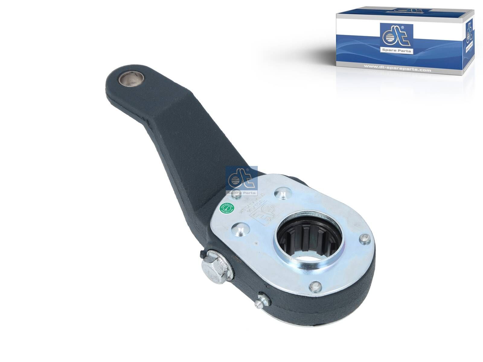DT Spare Parts 1.18636 Slack adjuster, manual, right, SAE 1 1/2'' 10, b: 14 mm, Lb: 165 mm, Or: 65 mm, 10 teeth