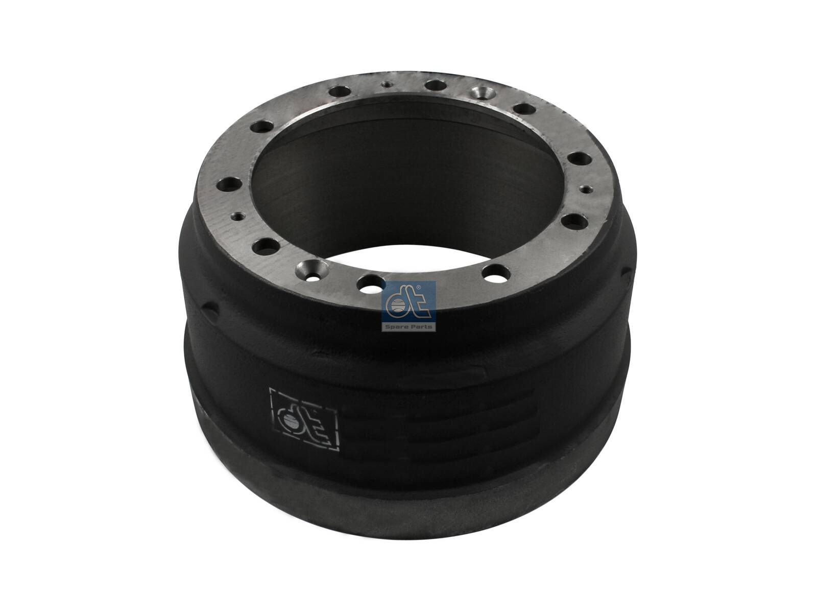 DT Spare Parts 1.18707 Brake drum, D: 413 mm, 10 bores, b: 23.5 mm, P: 335 mm, d: 295 mm, H: 254 mm, B: 185.5 mm