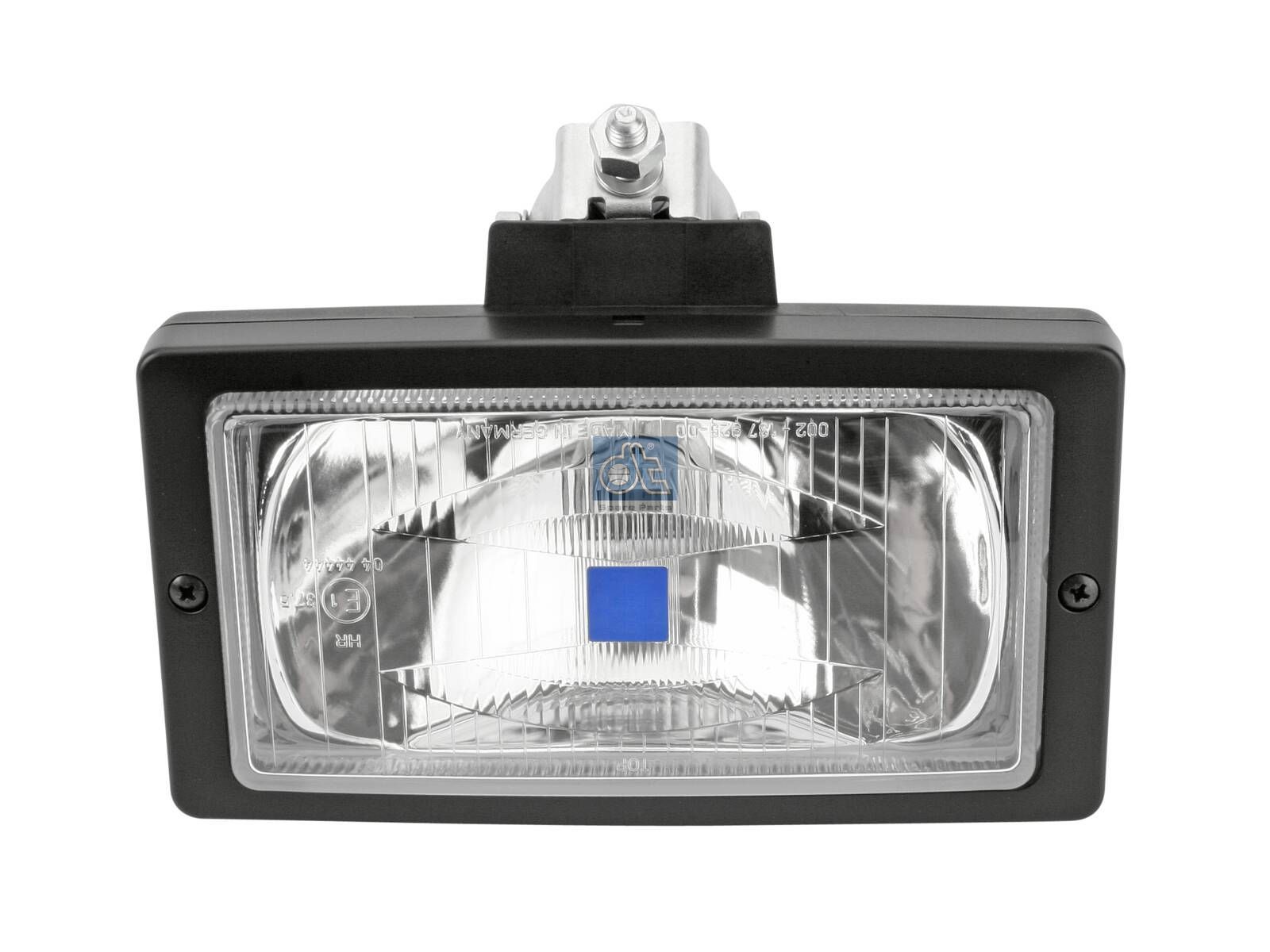 DT Spare Parts 1.21240 High beam lamp, without bulb, 24 V, L: 242 mm, W: 133 mm