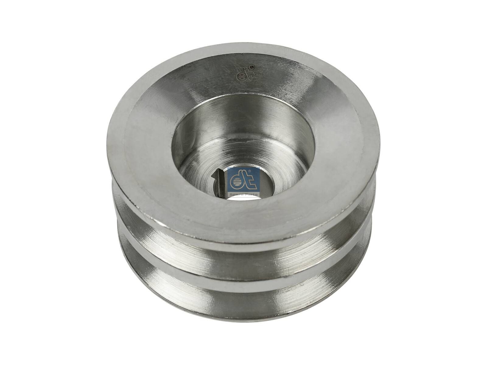 DT Spare Parts 1.21340 Pulley, alternator, d1: 17 mm, d2: 40 mm, DP: 76 mm, H: 36 mm, 2 grooves