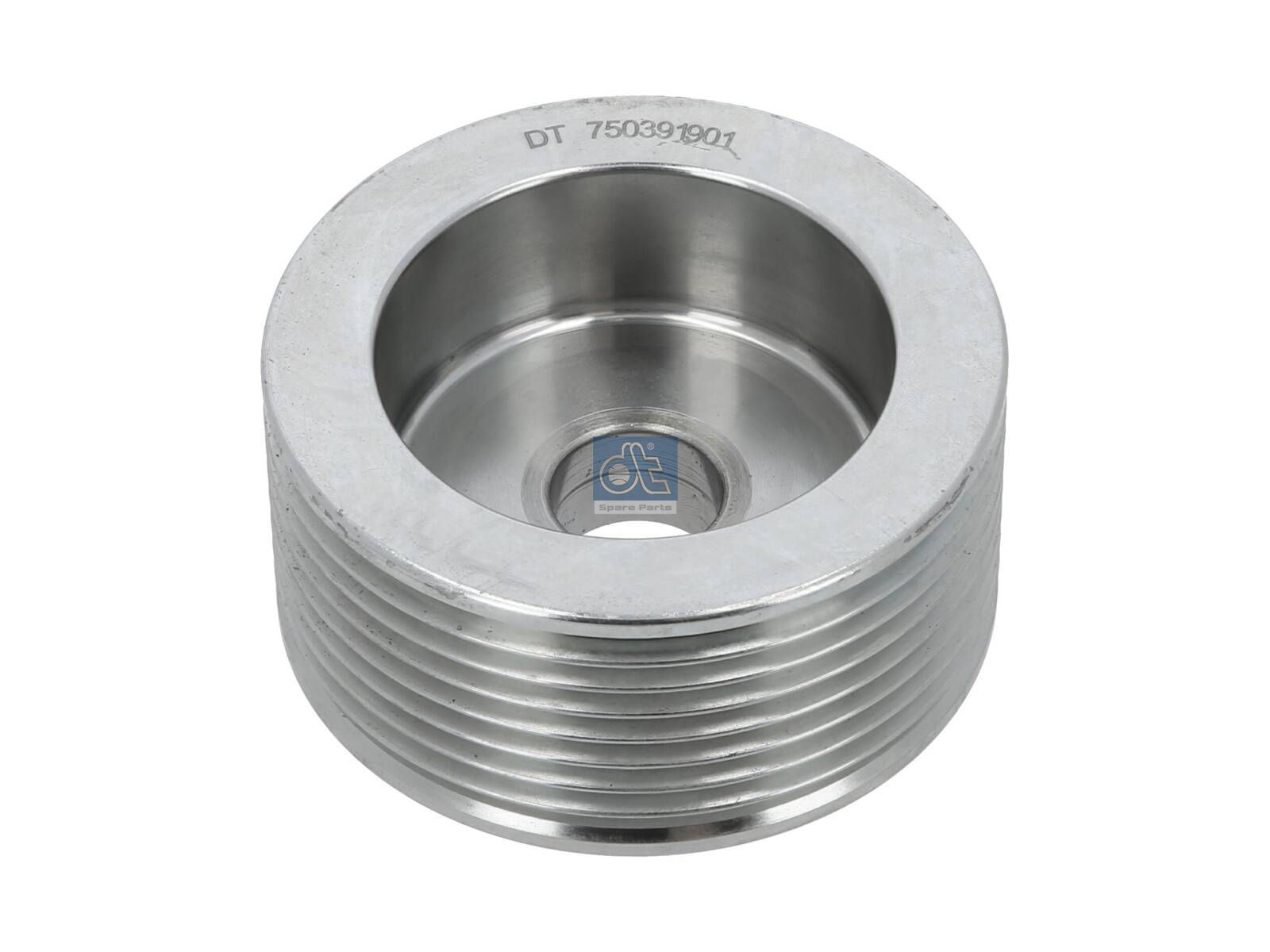 DT Spare Parts 1.21342 Pulley, alternator, d: 17 mm, DP: 72 mm, H: 34 mm, 8 grooves