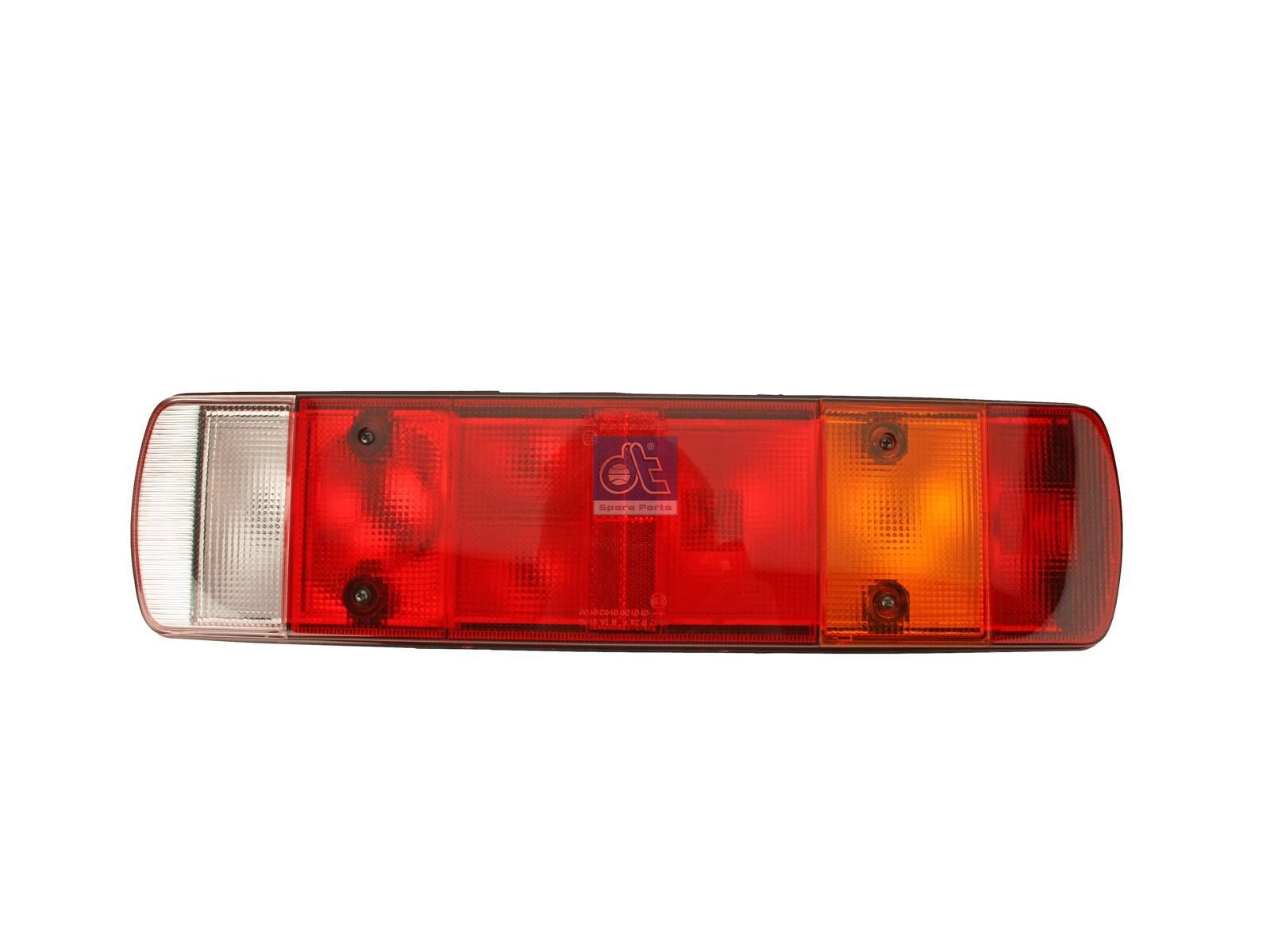 DT Spare Parts 1.21427 Tail lamp, right, 24 V, Lb: 152 mm, M8, L: 515 mm, H: 130 mm, T: 80 mm