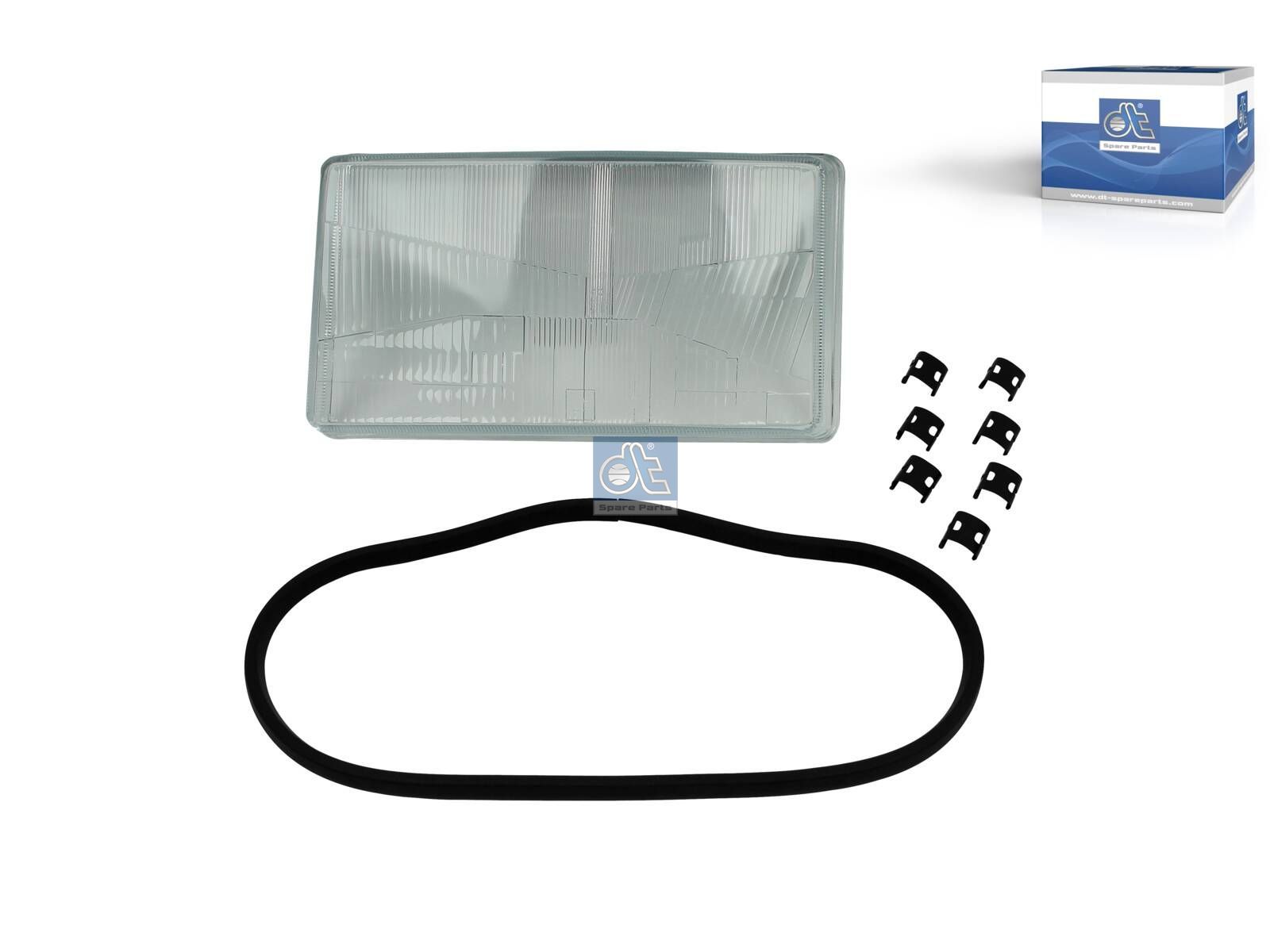 DT Spare Parts 1.21468 Headlamp glass, left