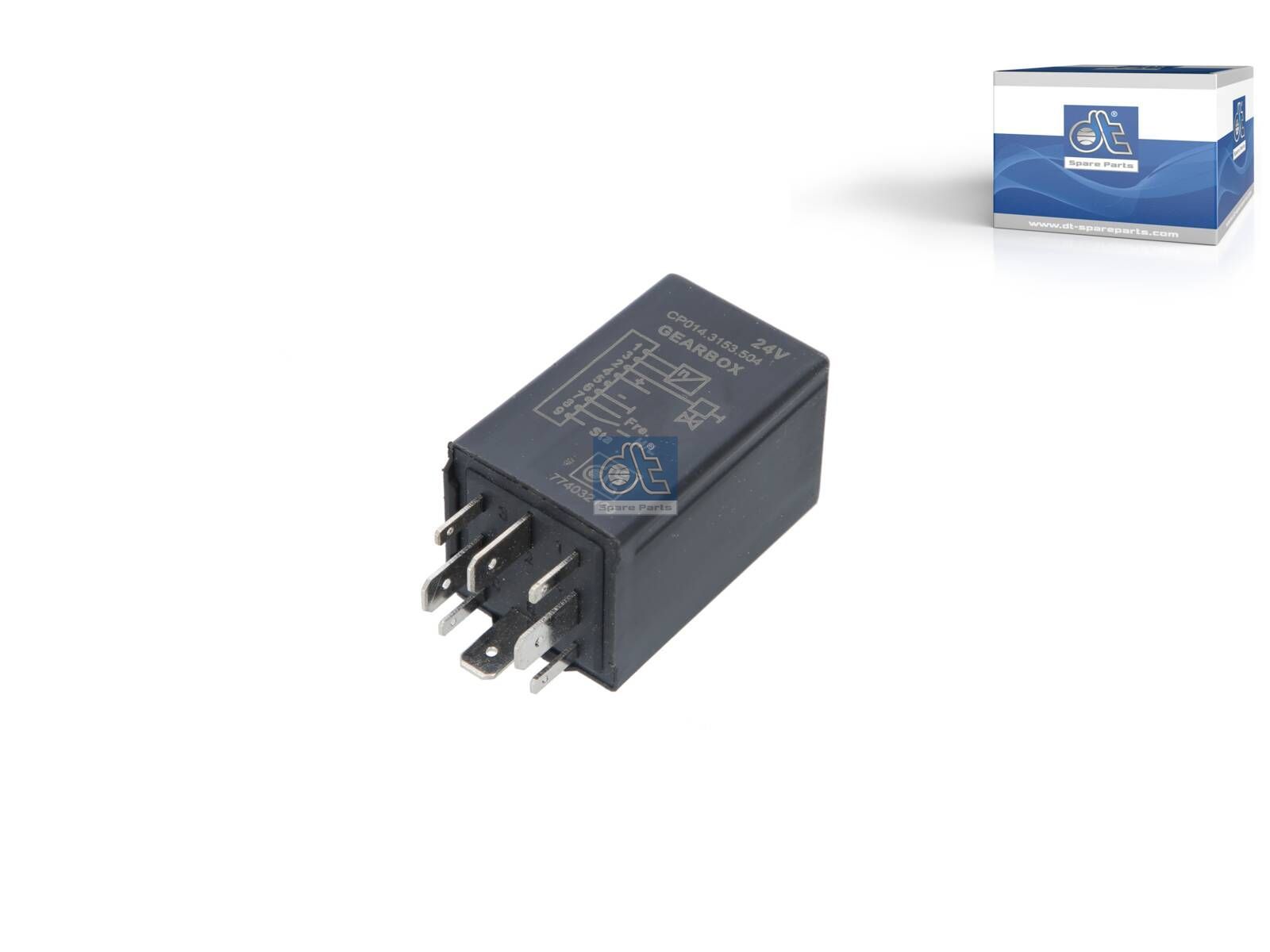 DT Spare Parts 1.21504 Relay, 24 V, 8 poles