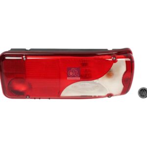 DT Spare Parts 1.21827 Tail lamp, right, with reverse alarm, 24 V, Lb: 152 mm, L: 400 mm, H: 160 mm, T: 88.5 mm
