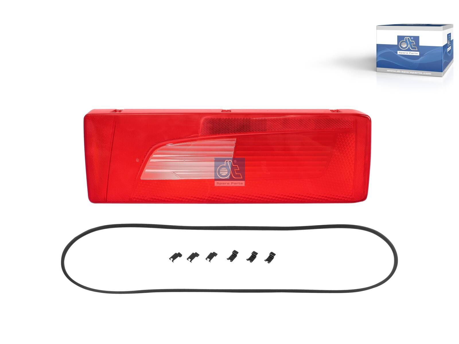 DT Spare Parts 1.21833 Tail lamp glass, right