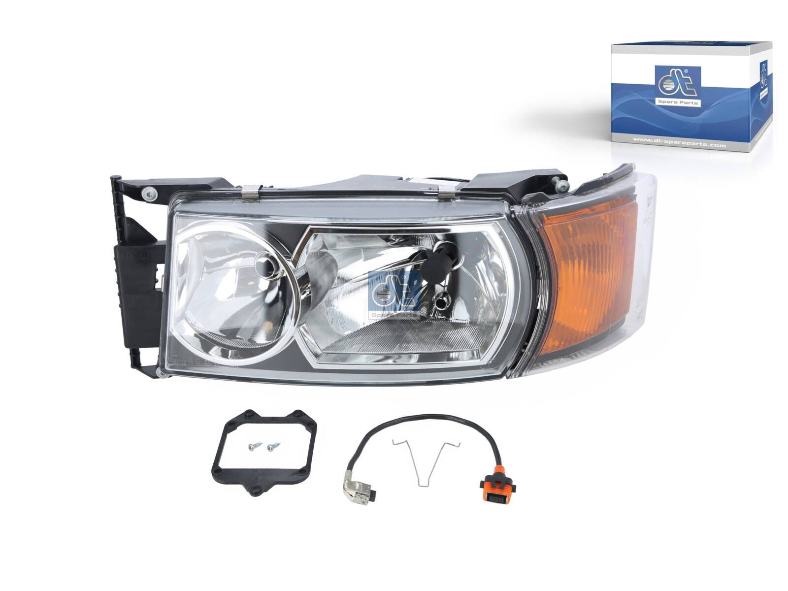 DT Spare Parts 1.21974 Headlamp, left, without ballast unit, Xenon