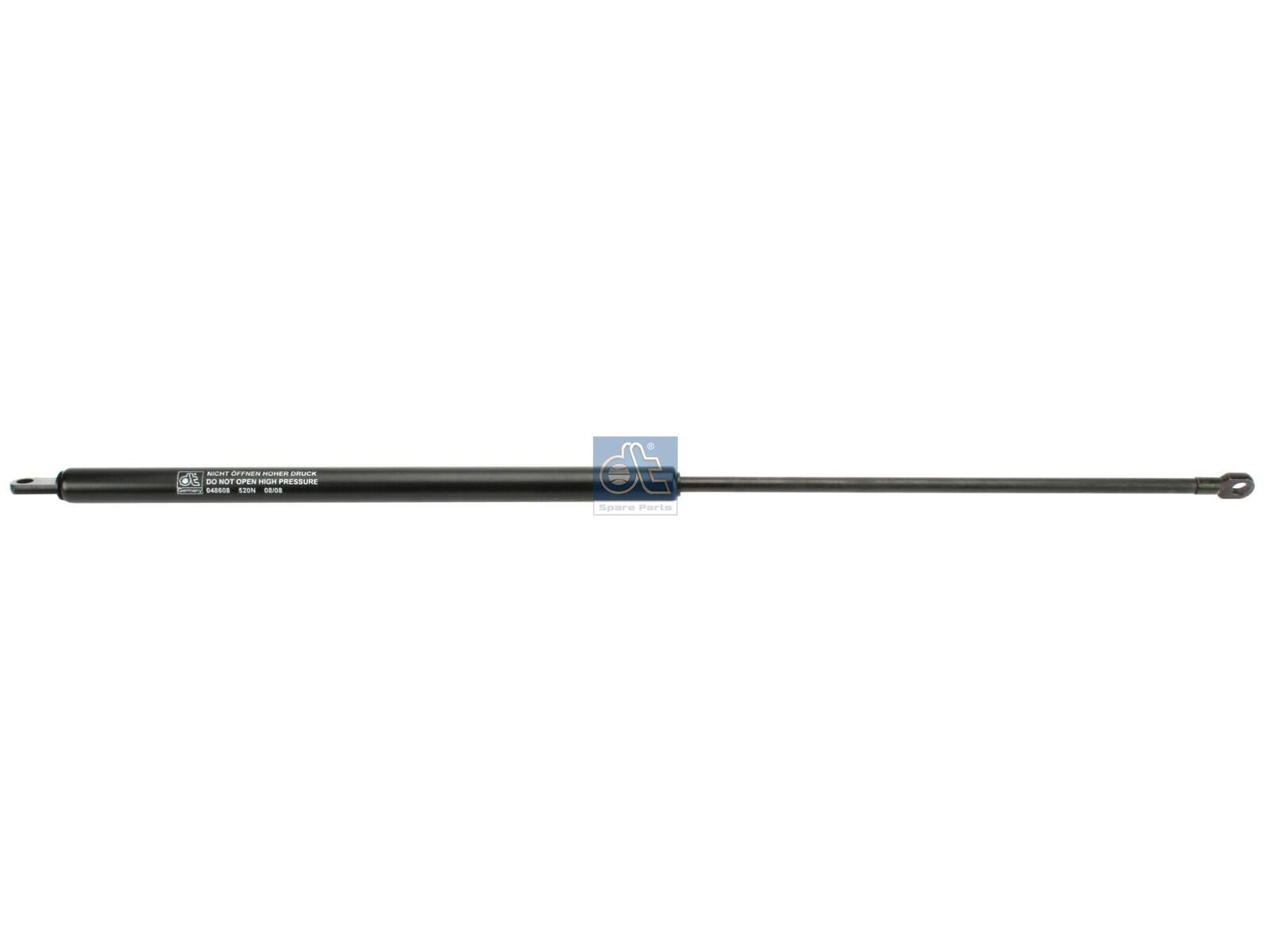 DT Spare Parts 1.22131 Gas spring, L: 601.5 mm, 530 N, Ls: 255 mm