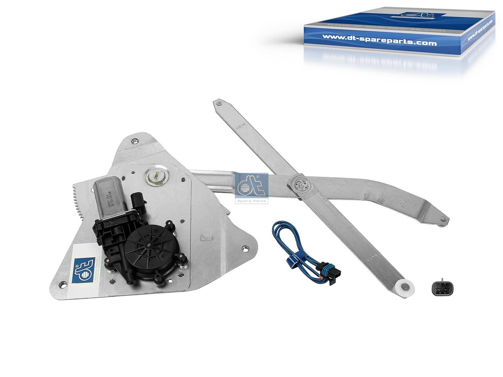 DT Spare Parts 1.22366 Window regulator, left, electrical, with motor