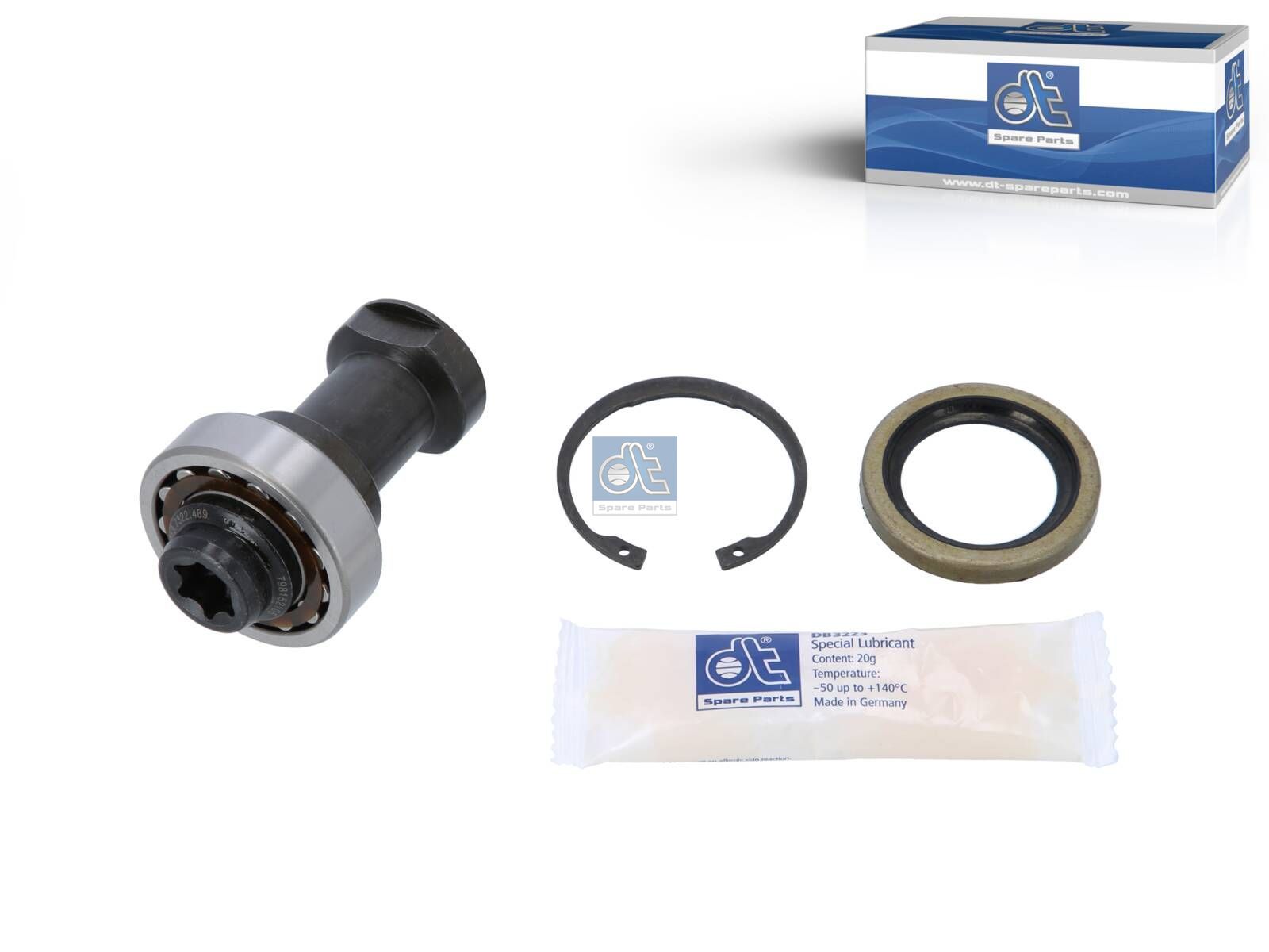 DT Spare Parts 1.22489SP Repair kit, cabin suspension, d: 16 mm, D1: 20 mm, D2: 35 mm, M16, L: 67 mm