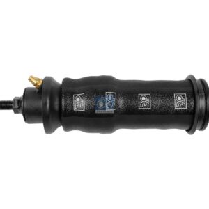 DT Spare Parts 1.22706 Cabin shock absorber, with air bellow, D1: 43.5 mm, D2: 12 mm, M12 x 1,75, M16 x 2, Lmin: 217 mm, Lmax: 291 mm