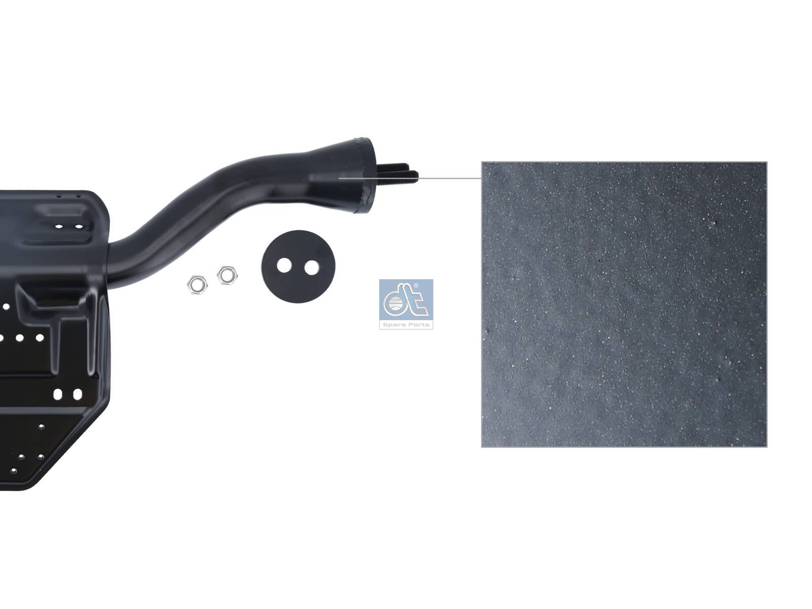 DT Spare Parts 1.22764 Fender bracket, left, M16