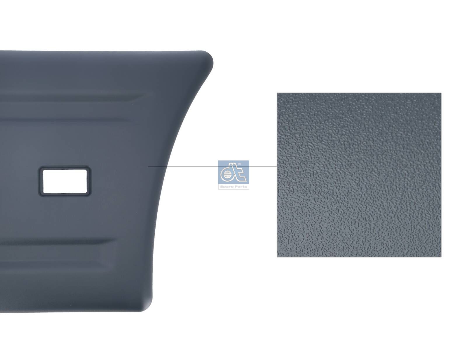 DT Spare Parts 1.22827 Side skirt, left