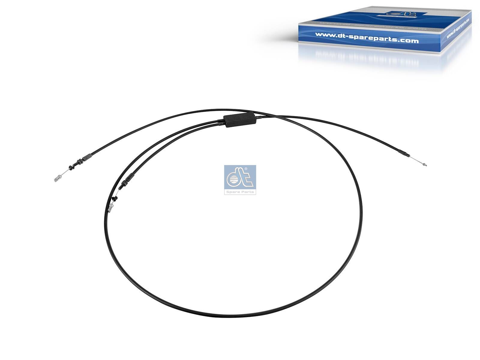 DT Spare Parts 1.22928 Control wire, front flap, L1: 2010 mm, L2: 365 mm, L3: 490 mm