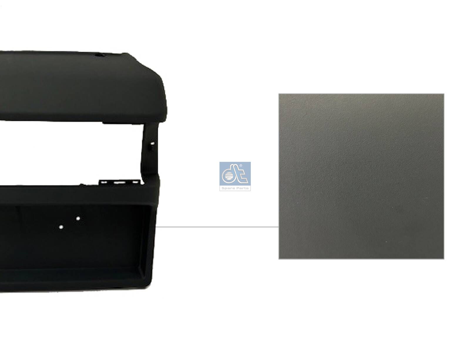 DT Spare Parts 1.23687 Tail lamp panel, left, grey