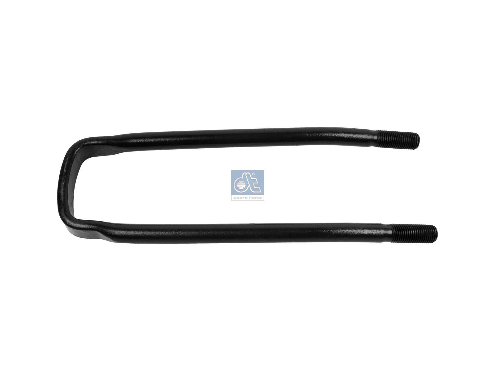 DT Spare Parts 1.25389 U-bolt, r: 15 mm, R: 150 mm, M22 x 2,5, LTh: 55 mm, L1: 415 mm, L2: 305 mm, w: 92 mm, S: 12.5 mm, 8.8