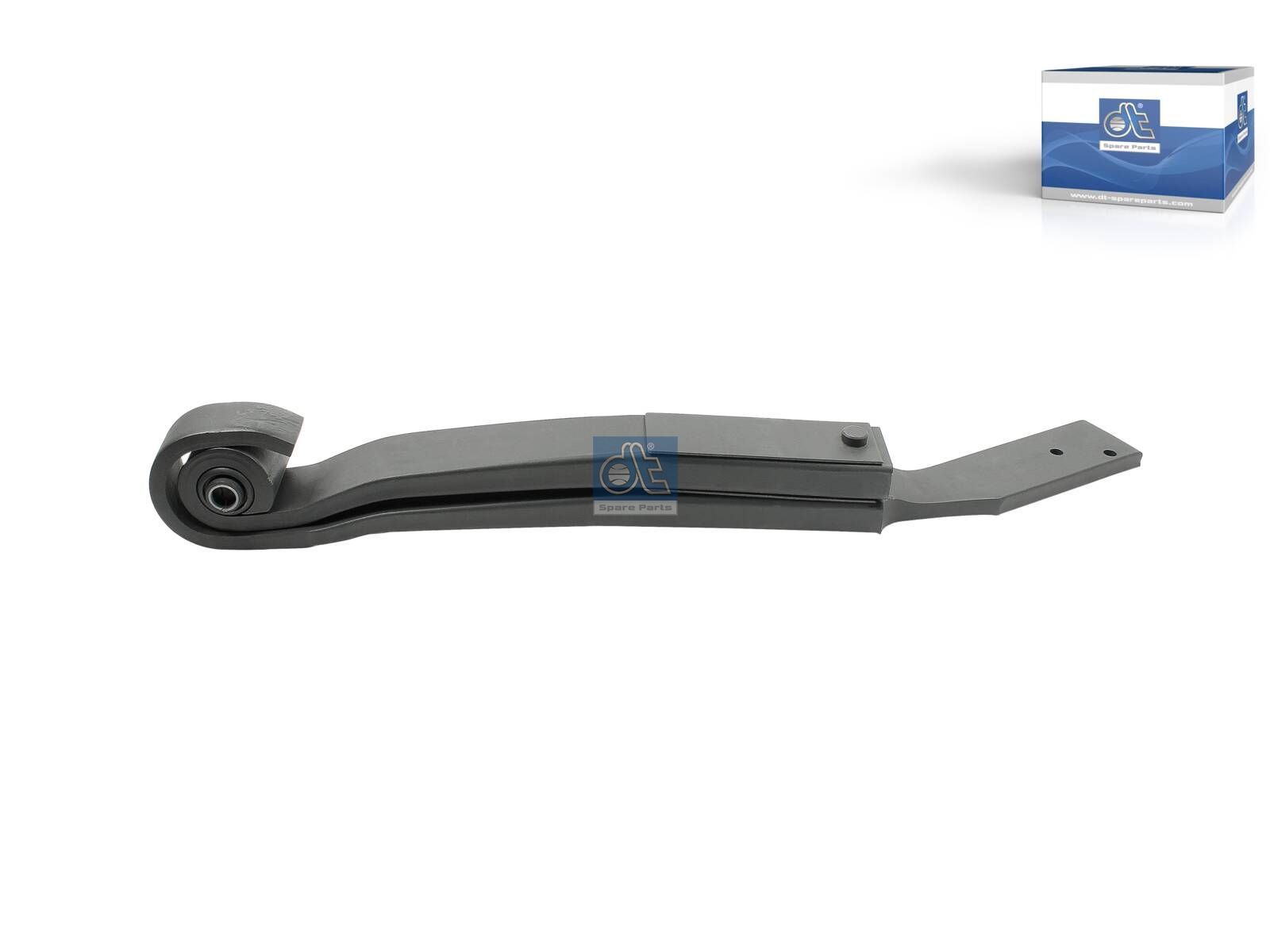 DT Spare Parts 1.25851 Leaf spring, left, L: 1117 mm, W: 100 mm, H: 97 mm, 1x47 + 1x44