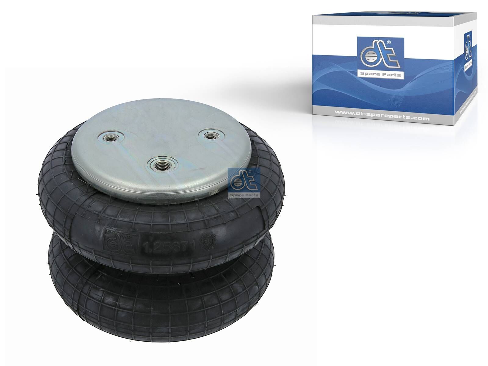 DT Spare Parts 1.25871 Air spring, D: 230 mm, M14 x 1,5, L: 210 mm