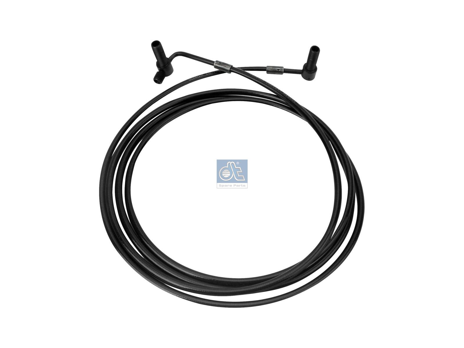 DT Spare Parts 1.28190 Hose line, cabin tilt, D: 8.5 mm, M12 x 1,5, M12 x 1,5, L: 3050 mm, L1: 3100 mm, 420 bar